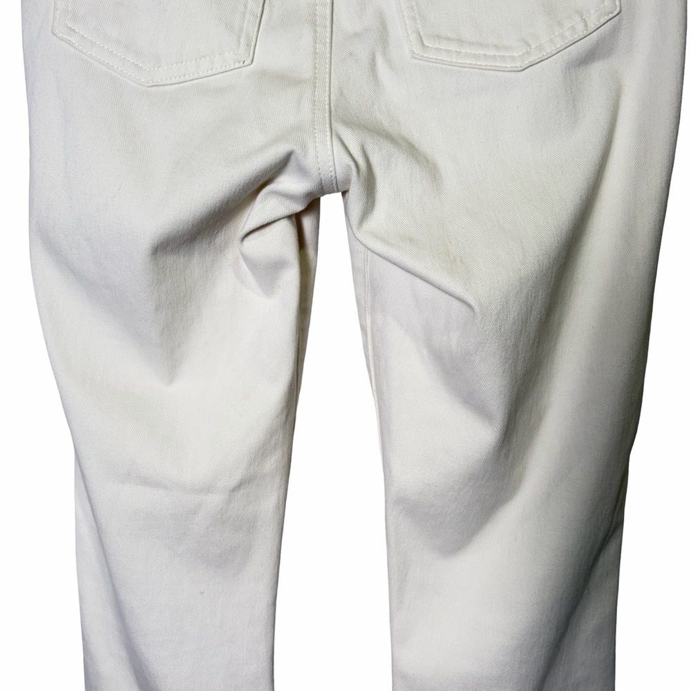 Uniqlo Ultra Stretch High Rise Cropped Denim Leggings in White , Size M 28" - Picture 9 of 12